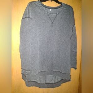 Z Supply Gray Oversized Sweatshirt Size Medium